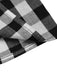 Black 1960s Lace Trim Gingham Bow Dress