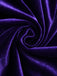 Bright Purple 1980s V-Neck Lace Velvet Dress
