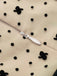 Beige&Black 1950s Cross Collar Mesh Dress