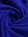 Dark Blue 1960s Solid Petal Collar Dress
