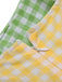 [Plus Size] Multicolor 1950s Spaghetti Straps Plaid Patchwork Dress