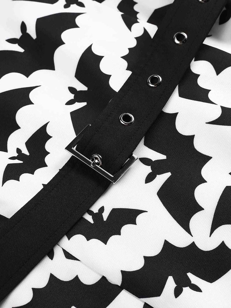 [US Warehouse] Black 1960s Bat Spaghetti Straps Pencil Dress