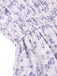 1950s Ditsy Floral Square Collar Romper