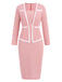 1960s Vintage Fake-Two Pieces Pencil Dress
