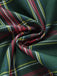 Green 1950s Christmas Off Shoulder Tartan Dress