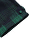 1930s Crew Neck Tartan Plaid Belted Mermaid Dress