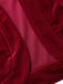 Red 1930s Contrast Lapel Velvet Bolero Jacket