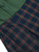 2PCS Green 1940s Lapel Button Blazer & Plaids Dress