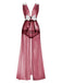 1970s Sheer Lace Mesh Nightgown