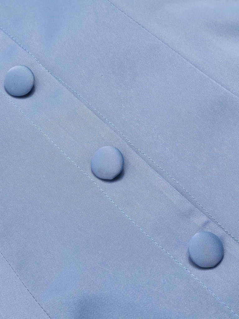[Pre-Sale] Blue 1950s Off-Shoulder Tulle Princess Dress