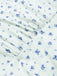 White 1940s Cotton Slanted Tie Floral Dress
