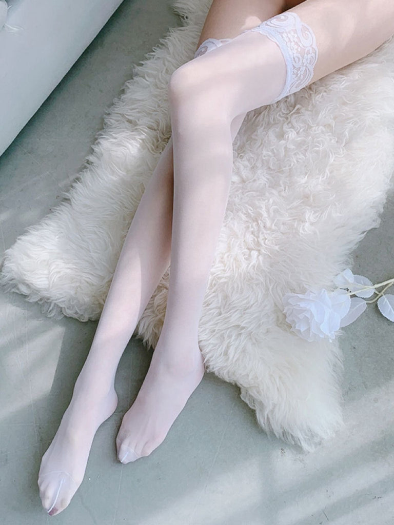 Solid Sexy Lace Stockings