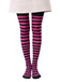 Color-Contrasted Stripe Tights Pantyhose