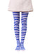 Color-Contrasted Stripe Tights Pantyhose