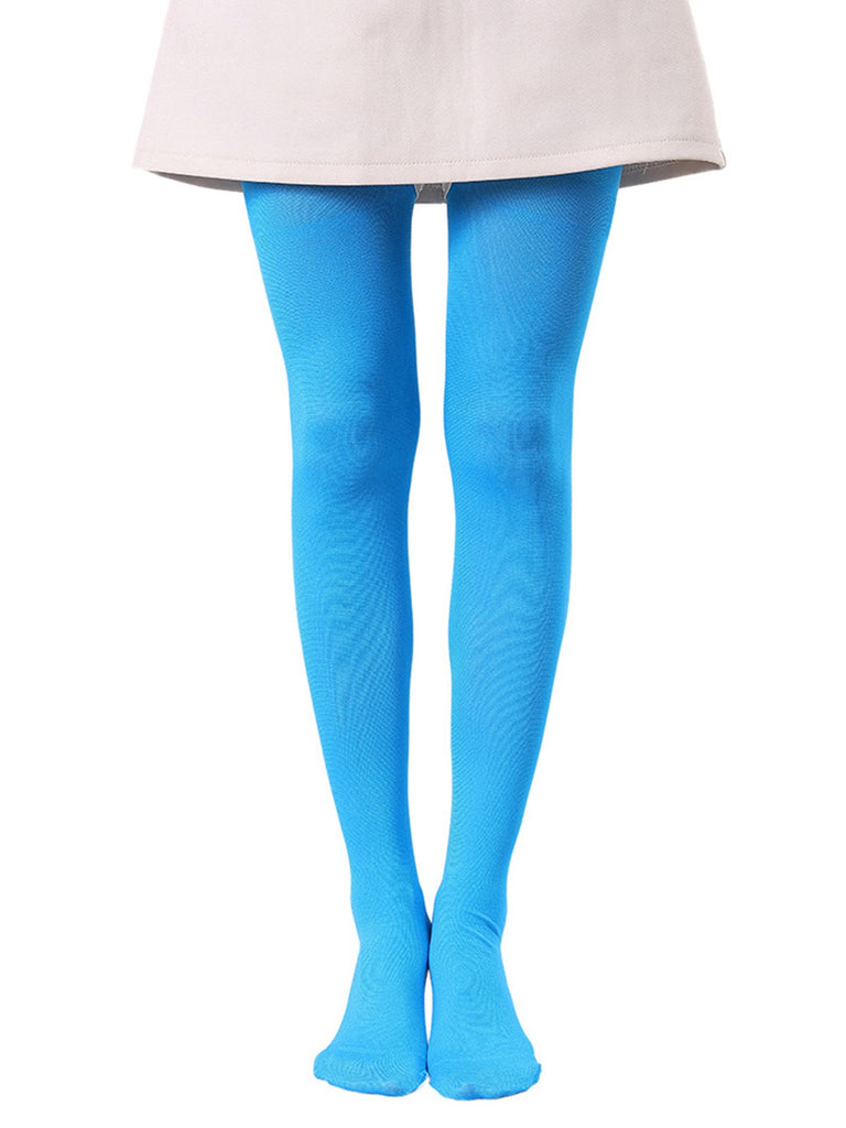 Colored Full Footed Tights Pantyhose