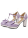 Bowknot Chunky Heels Mary Jane Shoes
