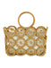 Brown Vintage Hand Weave Beach Bag