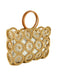 Brown Vintage Hand Weave Beach Bag