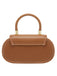 Brown Vintage Oval Leather Handbag
