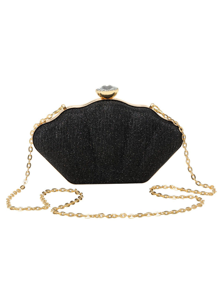 Solid Color Crown Chain Box Bag