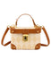 Brown & Beige Arcgyle Plaid Box Bags