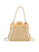 Handmade Straw Pearl Chain Handbag & Crossbody Bag