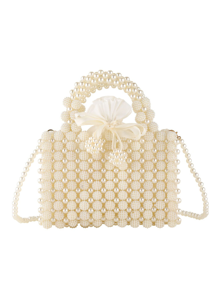 Vintage Bayberry Ball Pearl Dinner Bag