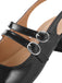Vintage Solid Mary Janes Shoes