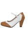 Vintage Colorblock Mary Jane Shoes