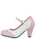 Vintage Colorblock Mary Jane Shoes
