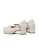 Vintage Lace Pearl Mary Jane Shoes