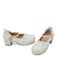 Vintage Lace Pearl Mary Jane Shoes