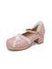 Vintage Lace Pearl Mary Jane Shoes