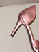 Vintage Solid Peep Toe Hollow Slip-On High Heels