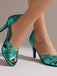 Vintage Solid Peep Toe Hollow Slip-On High Heels