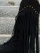 Vintage Tassel Chunky High-heeled Boots