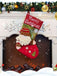 Merry Christmas 3D Cartoon Stockings Gift Bag