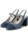 Pointed-Toe Ankle Strap Chunky-Heel Sandals, vintage shoes, retro heels - perfect for women who love vintage and retro fashion