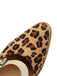 Leopard Buckle Strap Chunky High Heel Mary Jane Pumps