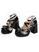 Elegant Vintage Floral Lace Shoes 1