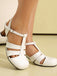 Mary Jane Cutout Ankle T-Strap Chunky Heels, vintage shoes, retro heels - perfect for women who love vintage and retro fashion
