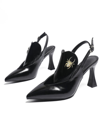 Black 1970s Vintage Shoes