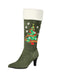 Christmas Knee High Festival Riding Boots 1