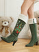 Christmas Knee High Festival Riding Boots 2