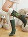 Christmas Knee High Festival Riding Boots 3