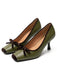 Pointed Toe Bow High Heel Pumps 2