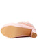 White Christmas Bow Faux Fur Shoes 3