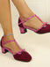 Leopard Print T Strap Mary Jane Heels 7