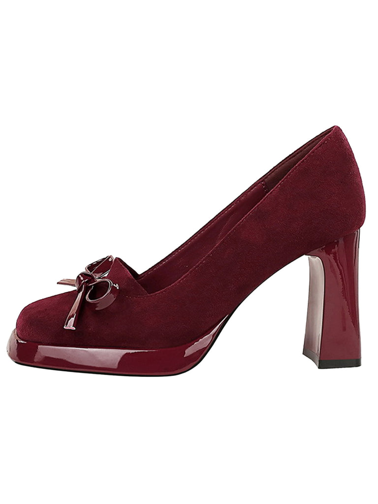 Black Bow Shoes 5