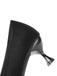 Black Twist Beading Kitten Heels Shoes